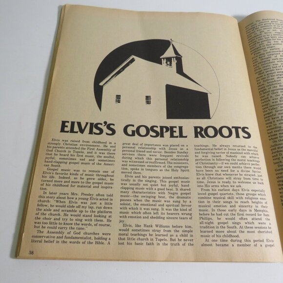 1978 Elvis Presley Collector's Issue Magazine Green Valley Store w/ 33 Record LP - Picture 12 of 16